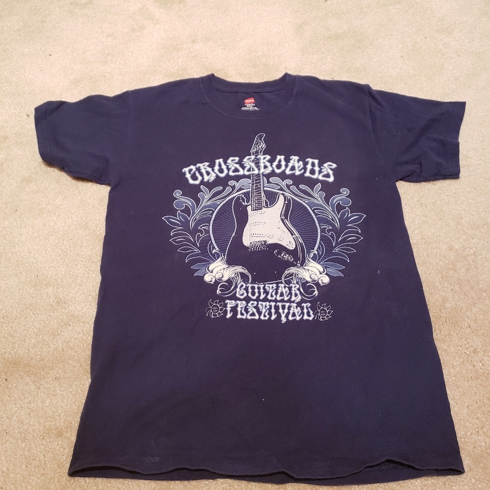 2010 Crossroads Guitar Festival graphic tshirt